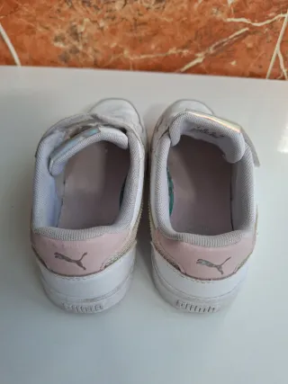 Zapatillas Puma Niña Talla 33 Blancas