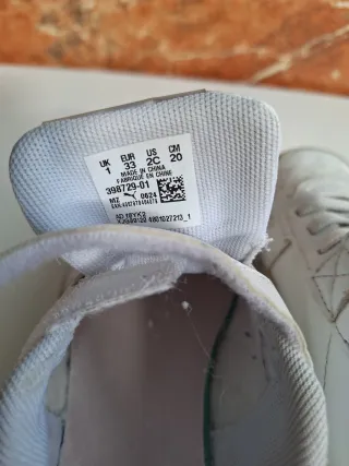 Zapatillas Puma Niña Talla 33 Blancas