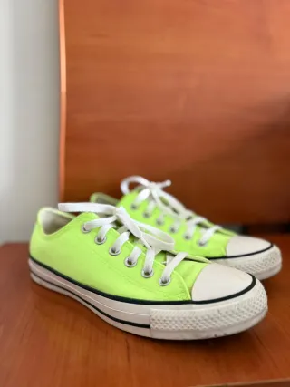 Converse verde lima
