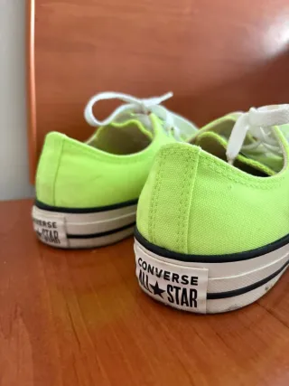 Converse verde lima