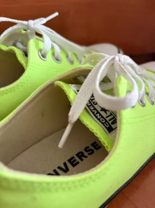 Converse verde lima