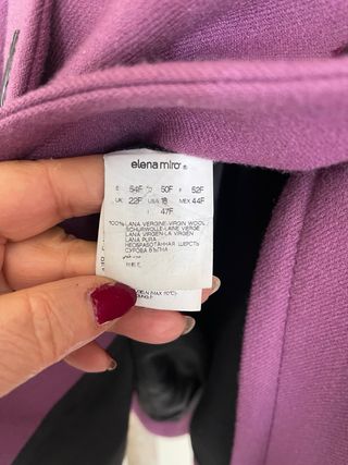 Giacca Elena Miró 100% Lana Vergine Tg 47F