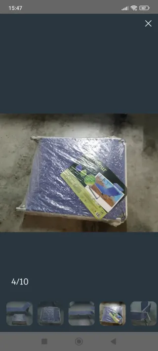 Tumbona plegable aluminio playa/piscina