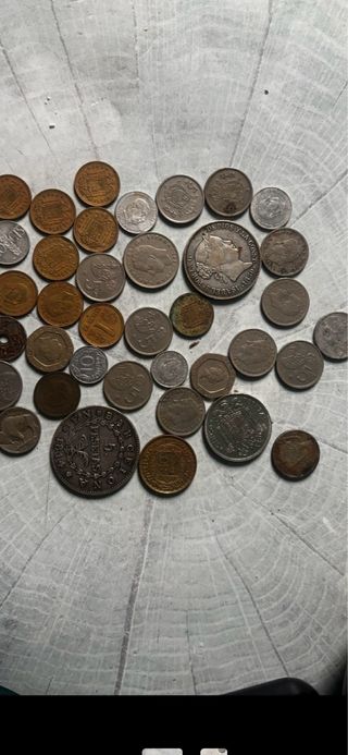 Lote de monedas antiguas