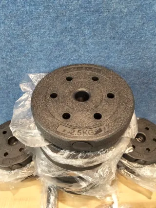 Mancuernas, Barra Corta Ajustable 30kg SYL30HBK