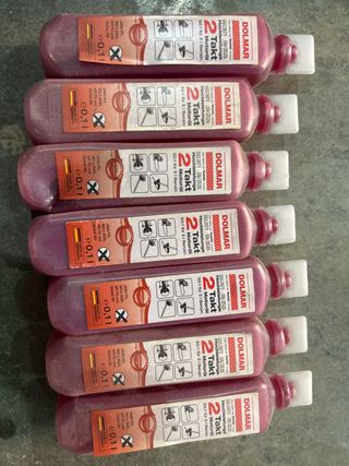 7 envases Aceite 2T Dolmar 0,1L