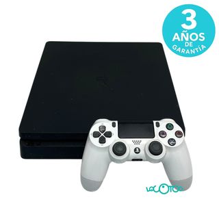 PS4 Slim 1TB Negra + Mando Blanco