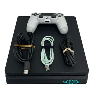 PS4 Slim 1TB Negra + Mando Blanco