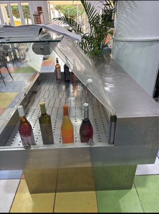 Vitrina expositora pescado