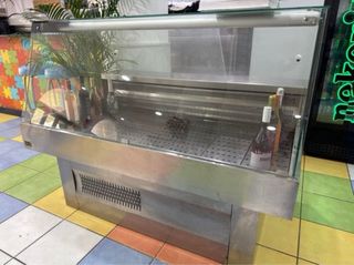 Vitrina expositora pescado