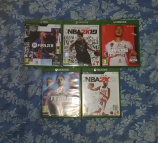 Juegos Xbox One FIFA y NBA 2K