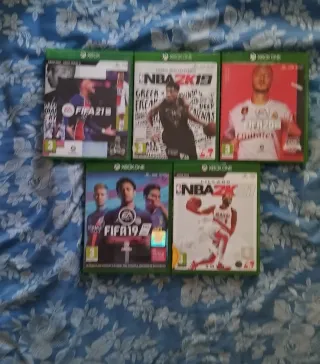 Juegos Xbox One FIFA y NBA 2K