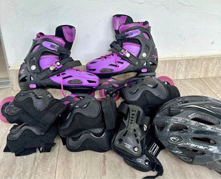 Patines Canariam con protecciones