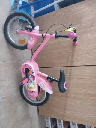 Bicicleta infantil rosa