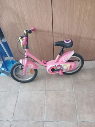 Bicicleta infantil rosa