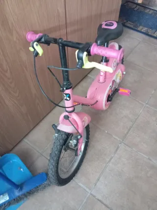 Bicicleta infantil rosa