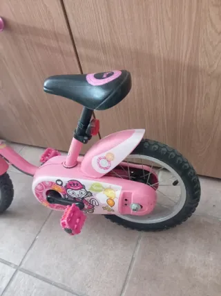 Bicicleta infantil rosa