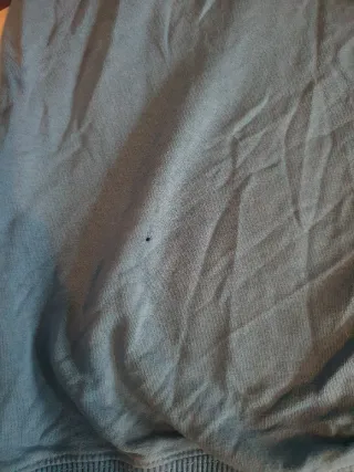 Sudadera azul con estampado