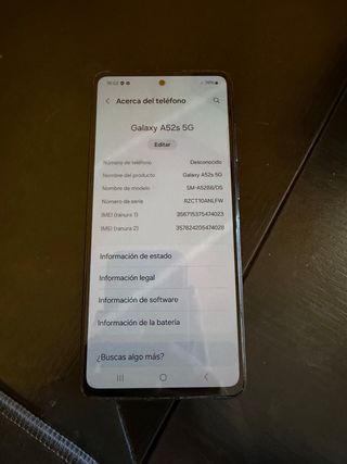 Samsung Galaxy A52s 5G Negro
