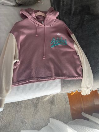 Chandal Adidas Mujer Rosa y Beige