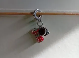 Charm Colgante Coffe : Cafetera y Taza Roja