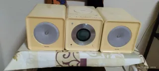 Minicadena Philips Beige/Plata