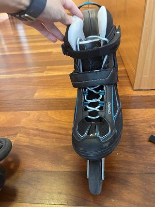 Patines en línea Oxelo negros y azules