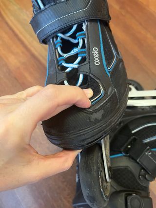 Patines en línea Oxelo negros y azules
