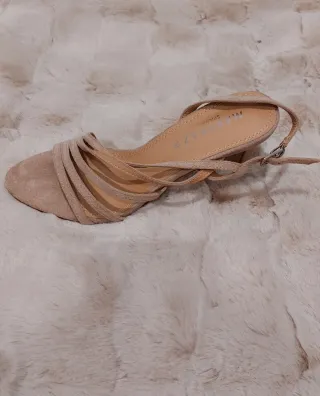 Sandalias tacón MARYPAZ beige talla 38