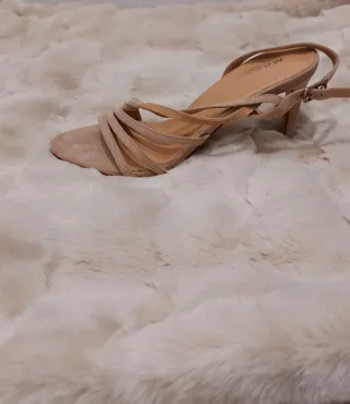 Sandalias tacón MARYPAZ beige talla 38