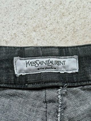 Yves Saint Laurent Jeans Grigio Vintage