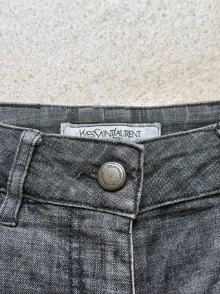 Yves Saint Laurent Jeans Grigio Vintage