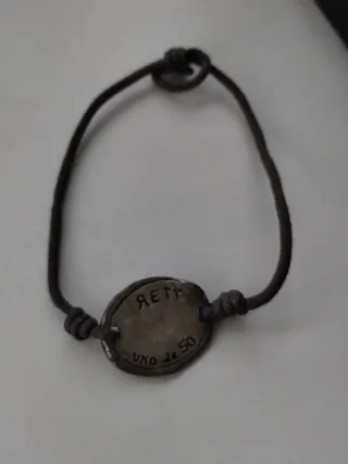 Pulsera de cordøn de la marca Uno de 50 Plata