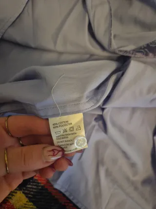 Camicia uomo maniche corte HISDERN lilla XL