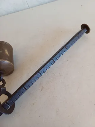 Balanza Romana Antigua,Forja y Bronce