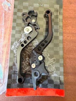 Manetas Moto Aluminio Forjado