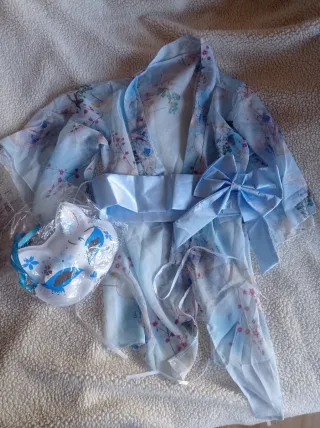 Conjunto Kimono Japonés + Máscara