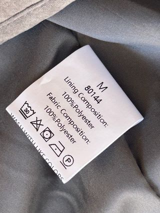 Chaqueta guateada gris talla M