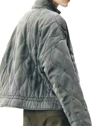 Chaqueta guateada gris talla M