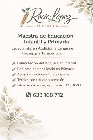 Maestra Infantil y Primaria - AL y PT