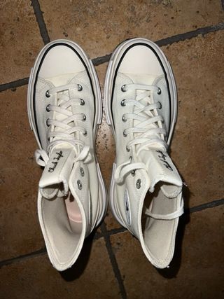Converse Blancas Plataforma