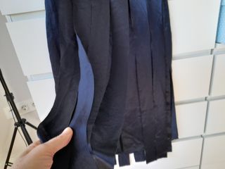 Falda Zara Negra y Dorada