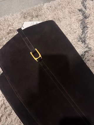 Botas Altas Ante Zara Nuevas