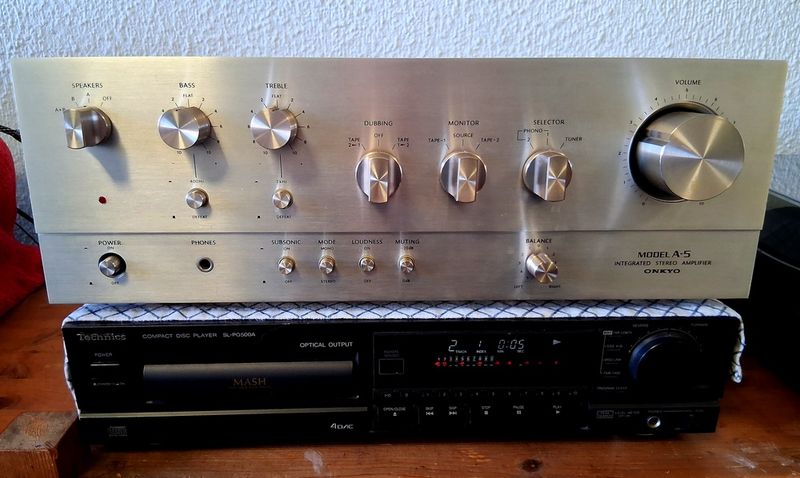 Amplificador Vintage Onkyo A-5