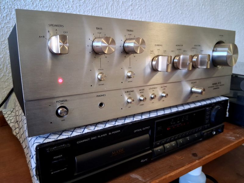 Amplificador Vintage Onkyo A-5 afbeelding 2