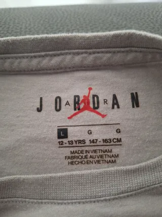 Camiseta Jordan Logo Jumpman Gris