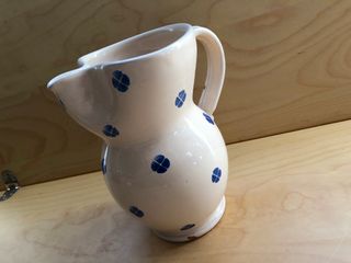 Brocca ceramica artigianale decorata