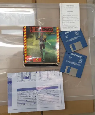 Juego Judge Dredd Amiga 500 Virgin Games