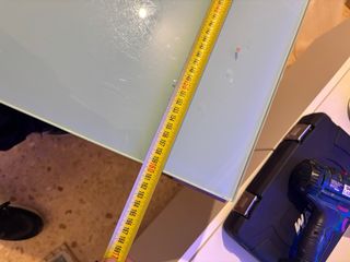 Mesa comedor extensible madera y cristal