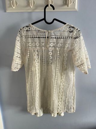 Blusa Massimo Dutti Encaje